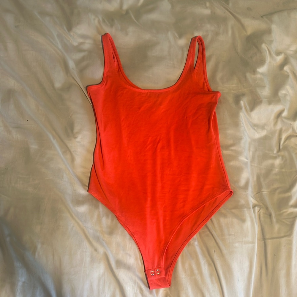 Red bodysuit
